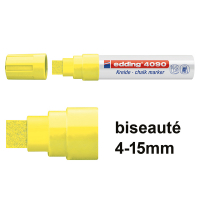 Edding 4090 marqueur craie liquide (4 - 15 mm biseauté) - jaune fluo 200894