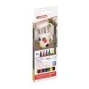Edding 4200 feutres pinceaux pour porcelaine (pointe pinceau 1 - 4 mm)  - 6 couleurs 239300 - 1