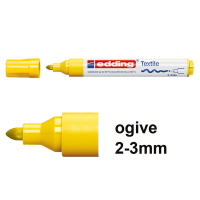 Edding 4500 marqueur textile (2- 3 mm ogive) - jaune 200726
