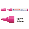 Edding 4500 marqueur textile (2- 3 mm ogive) - rose fluo 200748 - 1