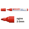 Edding 4500 marqueur textile (2- 3 mm ogive) - rouge 200720 - 1