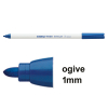 Edding 4600 marqueur textile (1 mm ogive) - bleu 200754 - 1