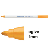 Edding 4600 marqueur textile (1 mm ogive) - orange fluo 200913 - 1