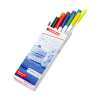 Edding 4600 set de marqueurs textiles couleurs de base 10 pièces (1 mm ogive) 404855 - 1