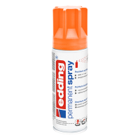 Edding 5200 spray de peinture acrylique permanent mat (200 ml) - orange fluo 240556