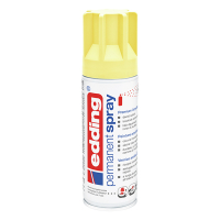 Edding 5200 spray peinture acrylique permanent mat (200 ml) - jaune pastel 239059