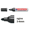 Edding 550 marqueur permanent (3 - 4 mm ogive) - noir 200831 - 1
