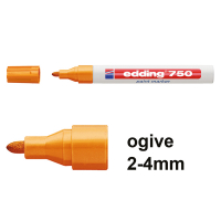 Edding 750 marqueur peinture (2 - 4 mm ogive) - orange 200578