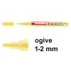 Edding 751 marqueur peinture à encre laquée (1-2 mm ogive) - jaune pastel 239374 - 1