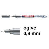 Edding 780 marqueur peinture à encre brillante (0,8 mm ogive) - argent 200633