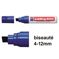 Edding 800 marqueur permanent (biseauté de 4 - 12 mm) - bleu 200512
