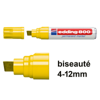 Edding 800 marqueur permanent (biseauté de 4 - 12 mm) - jaune 200811