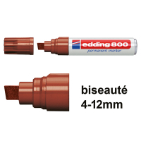 Edding 800 marqueur permanent (biseauté de 4 - 12 mm) - marron 200813