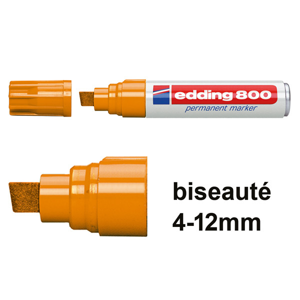 Edding 800 marqueur permanent (biseauté de 4 - 12 mm) - orange 200812 - 1