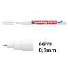Edding 8010 marqueur spécial radiologie (0,8 mm ogive) - blanc 239197 - 1