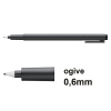 Edding 8011 marqueur pour salles propres (ogive de 0,6 mm) - noir 239190 - 1