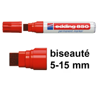 Edding 850 marqueur permanent (5 - 15 mm biseauté) - rouge 200546