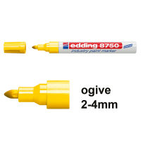 Edding 8750 marqueur peinture spécial industrie (2 - 4 mm ogive) - jaune 200778