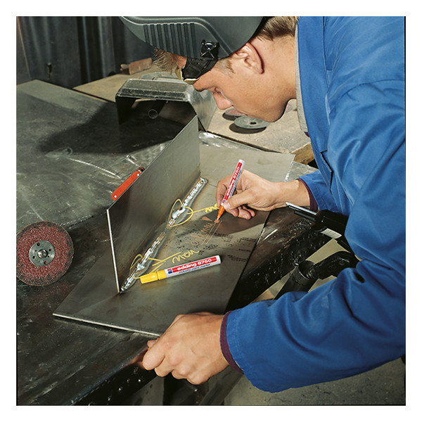 Edding 8750 marqueur peinture spécial industrie (2 - 4 mm ogive) - orange 200780 - 2