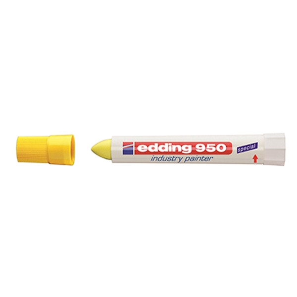 Edding 950 marqueur peinture spécial industrie (10 mm ogive) - jaune 239306 - 1