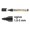 Edding EcoLine 21 marqueur permanent (1,5 - 3 mm ogive) - noir 240330 - 1