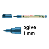 Edding EcoLine 25 marqueur permanent (1 mm ogive) - bleu 240340 - 1