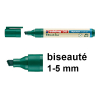 Edding EcoLine 32 marqueur pour chevalet (1 - 5 mm biseauté) - vert 240362 - 1