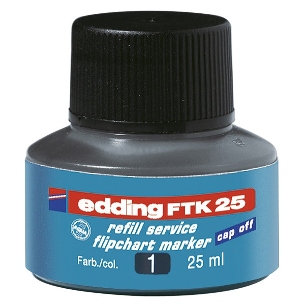Edding FTK 25 recharge d'encre - noir 200954 - 1