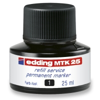 Edding MTK 25 recharge d'encre (25 ml) - noir 200930