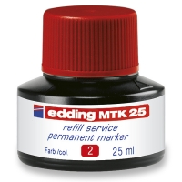Edding MTK 25 recharge d'encre (25 ml) - rouge 200931