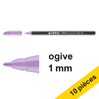 Offre : 10x Edding 1200 feutre (1 mm ogive) - violet pastel