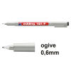 Offre : 10x Edding 151F marqueur non permanent (0,6 mm ogive) - noir 239718 - 1