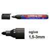 Offre : 10x Edding 30 marqueur papier brillant (1,5 - 3 mm ogive) - noir 239535 - 1