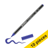 Offre : 10x Edding 4200 feutre pointe pinceau pour porcelaine (pointe pinceau 1 - 4 mm) - bleu 239810 - 1