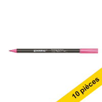 Offre : 10x Edding 4200 feutre pointe pinceau pour porcelaine (pointe pinceau 1 - 4 mm) - rose
