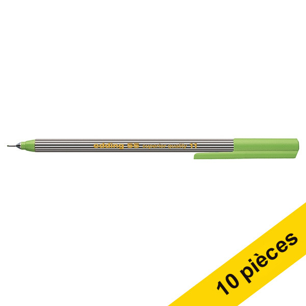 Offre : 10x Edding 55 feutre fin - vert clair 239883 - 1