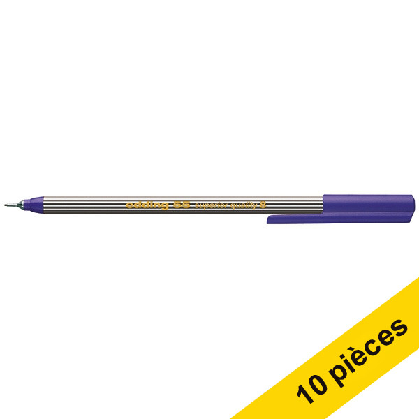 Offre : 10x Edding 55 feutre fin - violet 239890 - 1