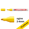 Offre : 10x Edding 750 marqueur peinture (2 - 4 mm ogive) - jaune 239447 - 1