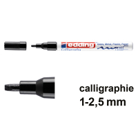 Offre : 10x Edding 753 marqueur peinture brillante calligraphie (1 - 2,5 mm) - noir