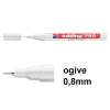 Offre : 10x Edding 780 marqueur peinture à encre brillante (0,8 mm ogive) - blanc 239475 - 1