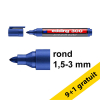 Offre : Edding 300 marqueur permanent (pointe ogive de 1,5 à 3 mm) - bleu 248687 - 1