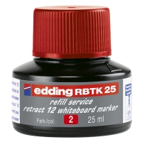 Edding RBTK 25 recharge d'encre (25 ml) - rouge 200939