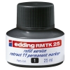 Edding RMTK 25 recharge d'encre (25 ml) - noir 200926 - 1