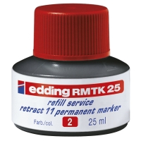 Edding RMTK 25 recharge d'encre (25 ml) - rouge 200927