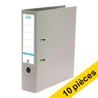 Offre: 10x Elba Smart Pro+ A4 PP classeur 80 mm - gris 237695