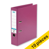 Offre: 10x Elba Smart Pro+ classeur A4 polypropylène 80 mm - rose 237703 - 1