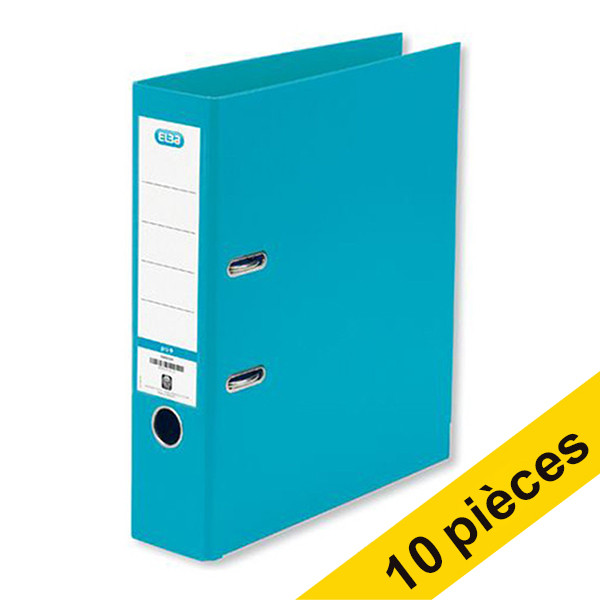Offre: 10x Elba Smart Pro+ classeur A4 polypropylène 80 mm - turquoise 237704 - 1