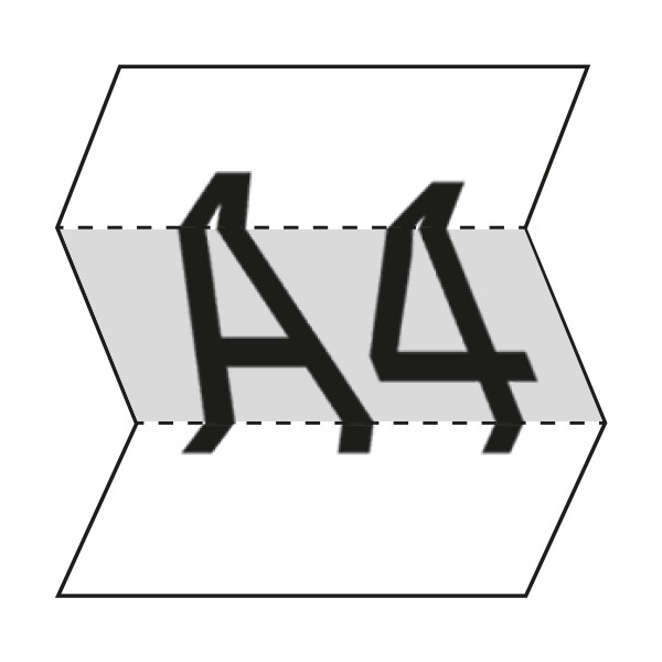 Enveloppe 110 x 220 mm - EA5/6 fenêtre à droite patte autocollante (25 pièces) - blanc 209389 - 2