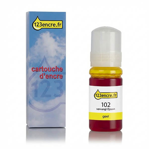 Epson 102 réservoir d'encre (marque 123encre) - jaune 027177 - 1