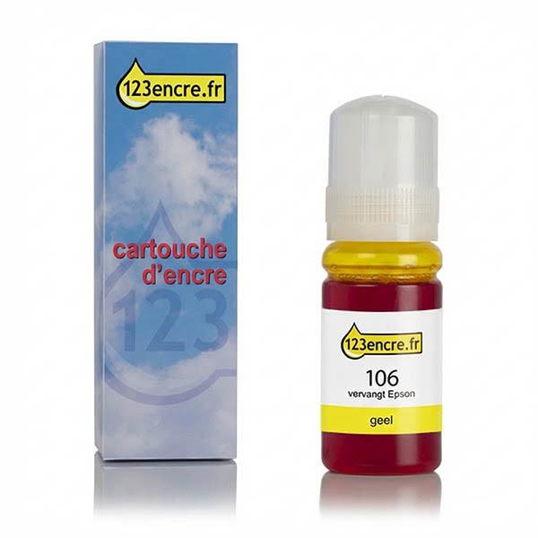 Epson 106 réservoir d'encre jaune (marque 123encre) 027169 - 1